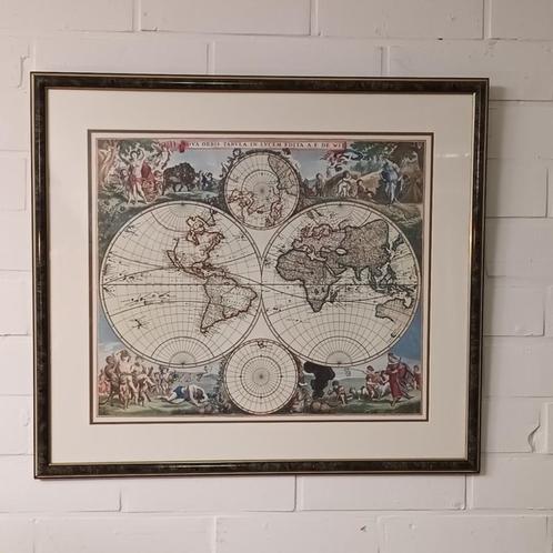 Frederick de Wit (1630-1706) - Nova Orbis Tabula - giclee HQ, Antiek en Kunst, Kunst | Litho's en Zeefdrukken, Ophalen