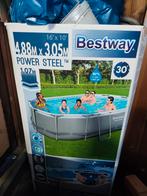 Zwembad met zandfilter, Tuin en Terras, Ophalen, Gebruikt, 200 tot 300 cm, 80 tot 120 cm