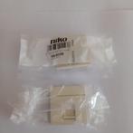 Niko 100-65100 - Centraalplaat data 1x RJ, cream, Ophalen of Verzenden, Nieuw