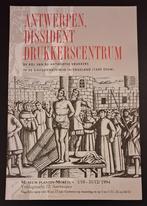 Affiche ANTWERPEN, DISSIDENT DRUKKERSCENTRUM 1994 (60x40cm), Antiquités & Art, Enlèvement