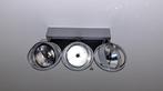 Plafond lumineux Delta à 3 spots auréolaires, Spot encastrable ou Spot mural, Enlèvement, Utilisé, Métal ou Aluminium