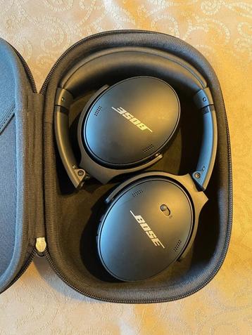 Bose QuietComfort 45 Zwart hoofdtelefoon, Audio, Tv en Foto, Hoofdtelefoons, Ophalen of Verzenden, Gebruikt, Overige merken, Bluetooth