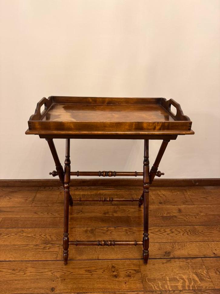 Plateau de majordome antique, Maison & Meubles, Tables | Dessertes, Utilisé, 25 à 50 cm, 50 à 100 cm, Rectangulaire, Chêne, Enlèvement