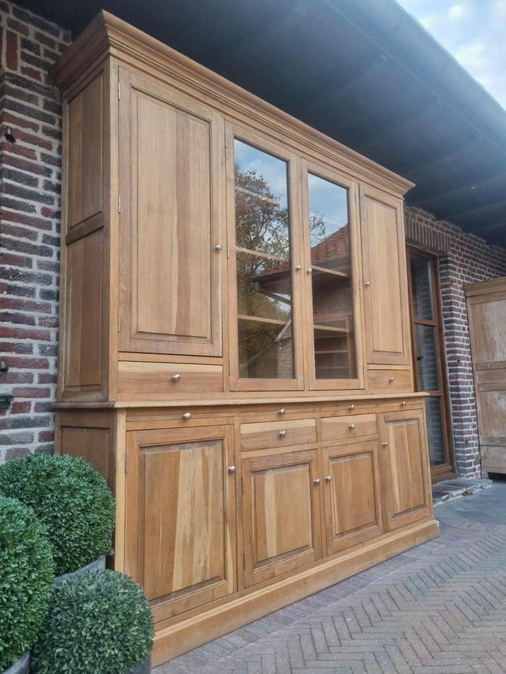 Eiken buffetkast/vitrinekast GRATIS LEVERING, Huis en Inrichting, Kasten | Buffetkasten, Zo goed als nieuw, Ophalen of Verzenden
