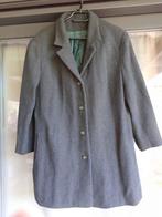 Groene geklede mantel, Kleding | Dames, Ophalen of Verzenden, Zo goed als nieuw, Maat 42/44 (L), Groen