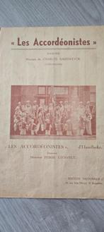 Accordeon partituur "Les accordéonistes d'Harelbeke", Muziek en Instrumenten, Bladmuziek, Ophalen of Verzenden, Gebruikt, Overige soorten