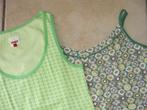 2 groene topjes, maat XS, Vêtements | Femmes, Tops, Sans manches, Enlèvement ou Envoi, Comme neuf, Vert