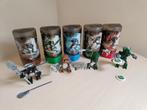 Lego: set van 9 bionicles (5 grote en 4 kleine), Complete set, Gebruikt, Lego, Ophalen