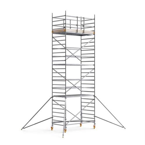 Prof. Rolsteiger Custers 1.3x2.50x8.2m werkhoogte, Doe-het-zelf en Bouw, Steigers, Nieuw, Rolsteiger of Kamersteiger, 5 meter of hoger