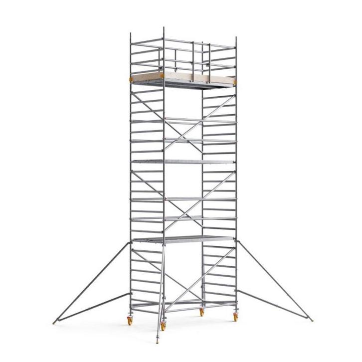 Prof. Rolsteiger Custers 1.3x2.50x8.2m LAATSTE WEEK!, Doe-het-zelf en Bouw, Steigers, Nieuw, Rolsteiger of Kamersteiger, 5 meter of hoger
