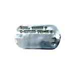 WWII US Dog Tag Kohl 423rd Bombardment Unit 8th Air Force, Ophalen of Verzenden