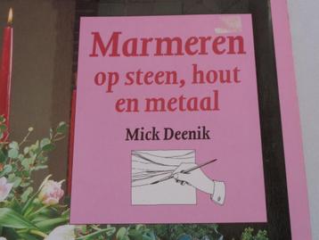4 hobby boeken Marmeren op steen,hout en metaal 33 blz Gezel beschikbaar voor biedingen