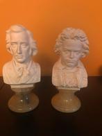 Buste G. Bessi- h 25 cm - Mozart & Beethoven, Antiek en Kunst, Kunst | Beelden en Houtsnijwerken, Ophalen