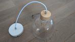 Glazen hanglamp, Huis en Inrichting, Lampen | Hanglampen, Ophalen, 50 tot 75 cm, Zo goed als nieuw, Glas