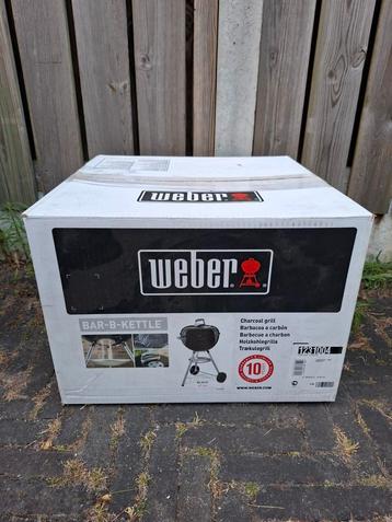 NIEUWE Weber houtskoolbarbecue 47cm beschikbaar voor biedingen