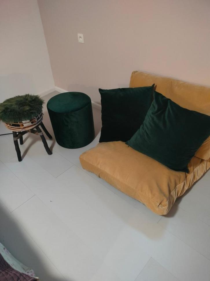 Zitzak en krukjes, Huis en Inrichting, Zitzakken, Nieuw, Zitzak, Groen, Ophalen