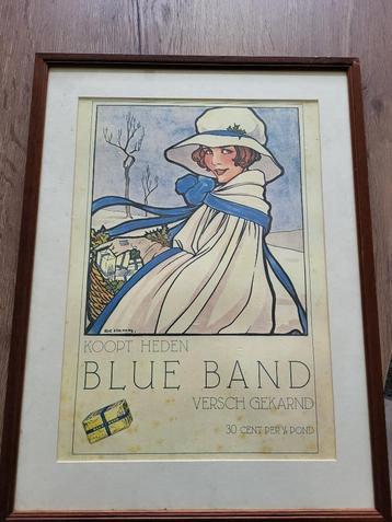 Blue band reclame schilderij beschikbaar voor biedingen