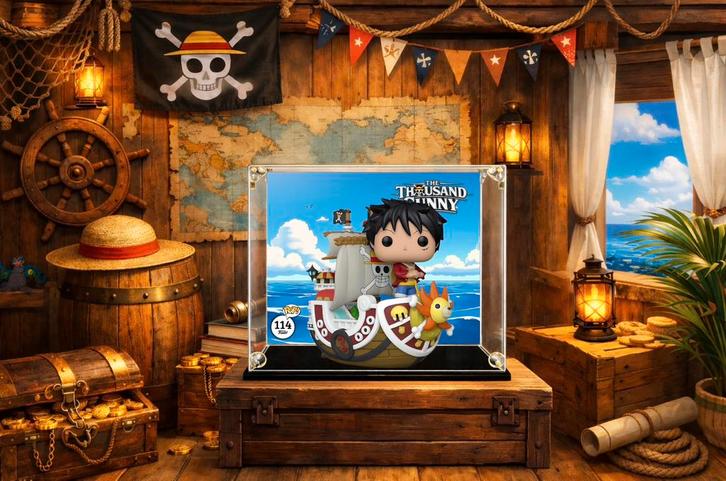 Funko Pop Moment Showcase uit één stuk — Thousand Sunny, Verzamelen, Beelden en Beeldjes, Ophalen of Verzenden