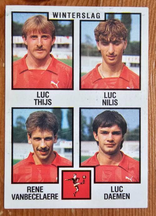 Panini Football 85 #422 Luc Nilis Eerste sticker Winterslag!, Hobby en Vrije tijd, Stickers en Plaatjes, Zo goed als nieuw, Sticker