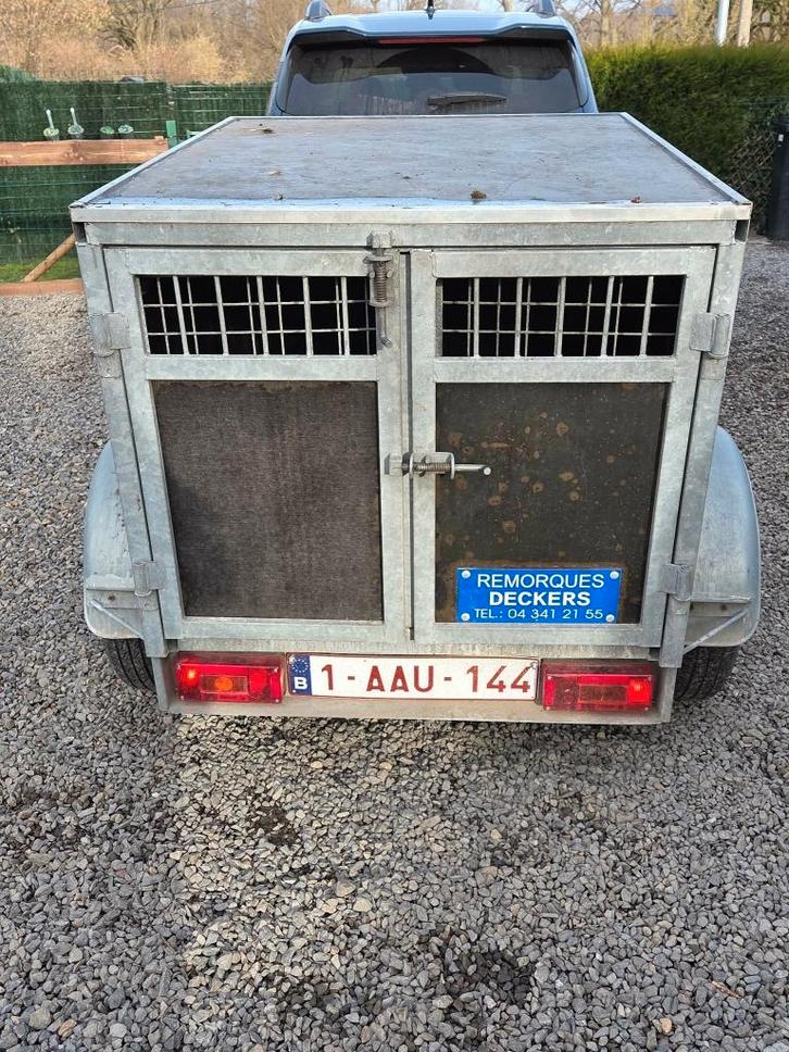 vend remorque 2 chiens, Autos : Divers, Remorques, Utilisé, Enlèvement