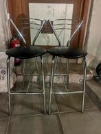 2 barstoelen, Huis en Inrichting, Barkrukken, Ophalen, Zo goed als nieuw