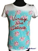tshirt Very Simple vintage mt 36, Kleding | Dames, Wit, Ophalen of Verzenden, Zo goed als nieuw, Korte mouw