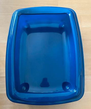 Bac a litiere ouverte minimaliste - bleu beschikbaar voor biedingen