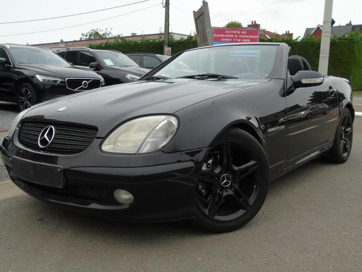 Mercedes SLK 200 Kompressor Cabrio *2002 *AIRCO*AUTOMAAT, Auto's, Mercedes-Benz, Bedrijf, SLK, ABS, Adaptieve lichten, Airbags