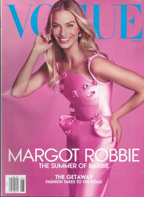 Vogue US - Summer 2023 (Margot Robbie / Barbie) VERKOCHT, Livres, Journaux & Revues, Comme neuf, Magazine féminins, Envoi