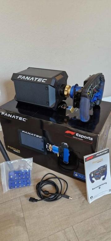 Fanatec Bundle base DD1 + volantF1 compatible Pc/Xbox/Ps4 Ps, Enlèvement, Comme neuf