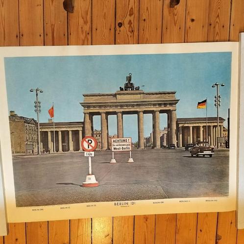 BERLIN BRANDENBURGER TOR - oude grote foto, Collections, Photos & Gravures, Photo, Enlèvement