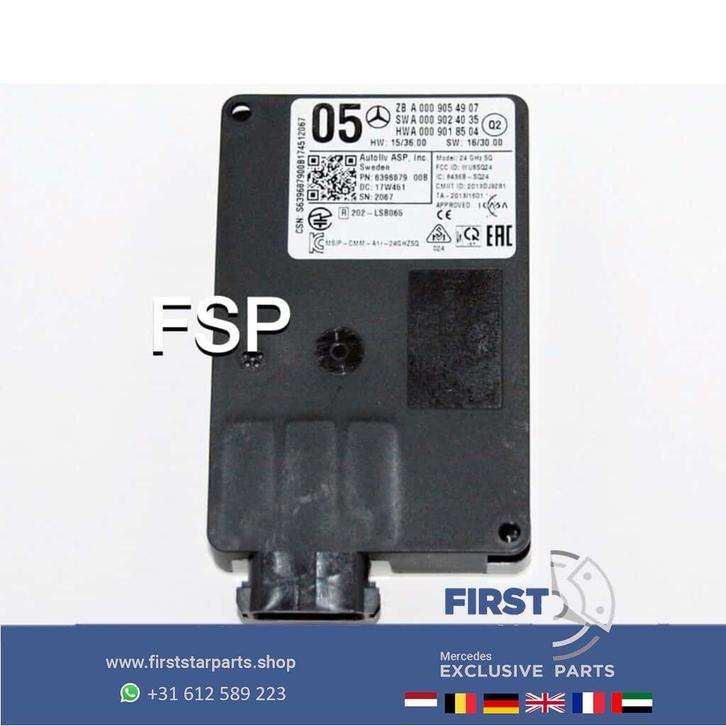 Radar sensor afstand A0009054907 distance control collision, Auto-onderdelen, Elektronica en Kabels, Mercedes-Benz, Gebruikt, Ophalen of Verzenden