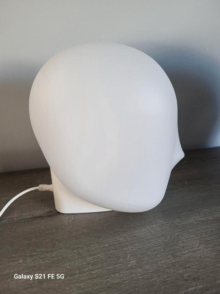 Licht gevend hoofd, Huis en Inrichting, Lampen | Tafellampen, Zo goed als nieuw, Ophalen of Verzenden