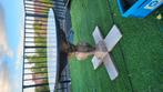 tafel tuin vol hout, Ophalen