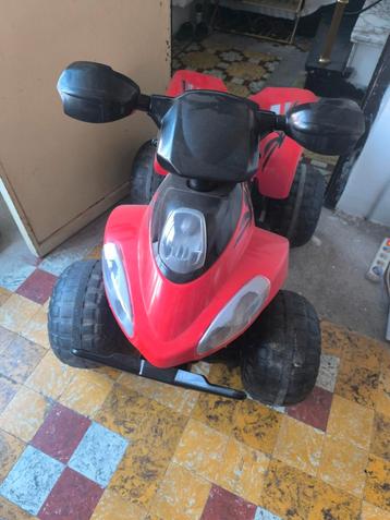 Quad électrique 12 vol., Kinderen en Baby's, Speelgoed | Buiten | Voertuigen en Loopfietsen, Ophalen of Verzenden, Zo goed als nieuw
