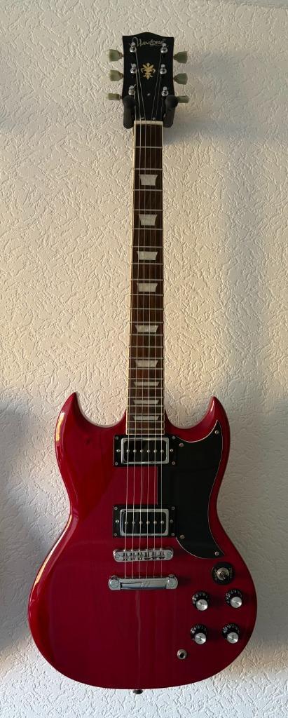 Westone SG Cherry Red P90, Muziek en Instrumenten, Snaarinstrumenten | Gitaren | Elektrisch, Gebruikt, Solid body, Overige merken