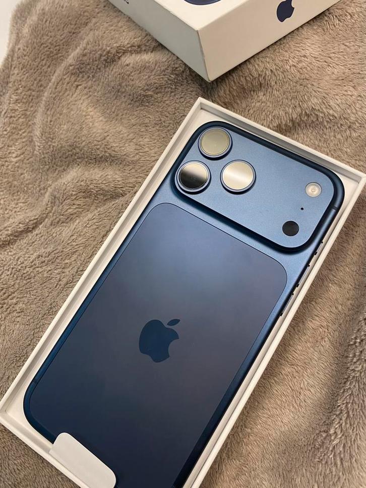 iPhone 17 Pro Max, Telecommunicatie, Mobiele telefoons | Apple iPhone, Nieuw, 256 GB, Zonder abonnement, Blauw, Ophalen of Verzenden