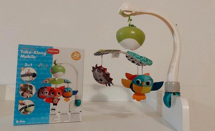 Tiny Love 3- in-1 muziekmobiel, Kinderen en Baby's, Speelgoed | Babyspeelgoed, Zo goed als nieuw, Mobiel, Ophalen of Verzenden