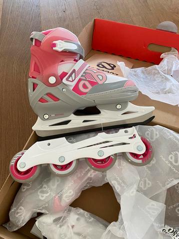  NIEUW ! NIJDAMSKATES 2in1skeelers/ijsschaats maat 37-40