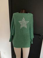 Trui met sterren en lovertjes, Ophalen of Verzenden, Gedragen, Maat 38/40 (M), Groen