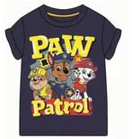 Paw Patrol T-shirt Donker Blauw - Maat 116 - 128, Chemise ou À manches longues, Garçon, Enlèvement ou Envoi, Neuf