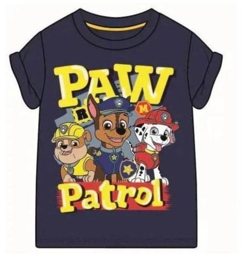 Paw Patrol T-shirt Donker Blauw - Maat 116 - 128, Enfants & Bébés, Vêtements enfant | Taille 128, Neuf, Garçon, Chemise ou À manches longues