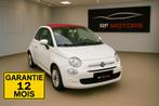 🇮🇹FIAT 500 CABRIOLET/1.4 ESSENCE/CLIM/GARANTIE 12, Auto's, Fiat, Voorwielaandrijving, Euro 5, Zwart, Cabriolet