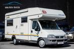 EuraMobil S650SB 6 Slaappl. ALKOOF Fiat / HISTORIEK / KEUKEN, Caravans en Kamperen, Mobilhomes, Airbags, Alkoof, Fiat, Luifel