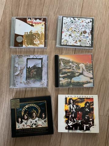 6 Led Zeppelin cd’s, kan ook apart beschikbaar voor biedingen