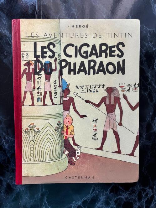 TINTIN - LES CIGARES DU PHARAON - N&B - A18 - 1942 - BE-, Livres, BD, Utilisé, Une BD, Enlèvement ou Envoi