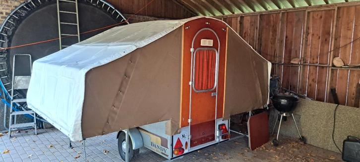 "Dandy"  vintage vouwwagen, Caravans en Kamperen, Vouwwagens, Overige merken, tot en met 4, Meerkleurig, Ophalen