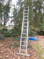 alu ladder 2 delig, 2 x 8 treden in goede staat, Doe-het-zelf en Bouw, Ladders en Trappen, Ophalen, Gebruikt, Ladder, Opvouwbaar of Inschuifbaar