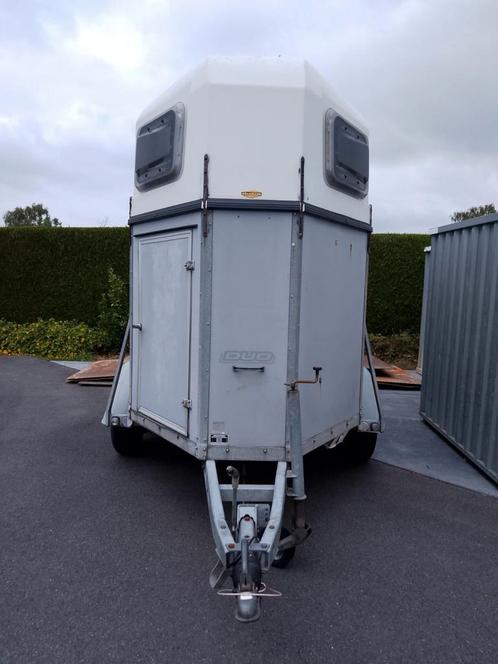 Paardentrailer voor twee paarden merk Bockmann, Dieren en Toebehoren, Paarden en Pony's | Trailers en Aanhangwagens, Zo goed als nieuw