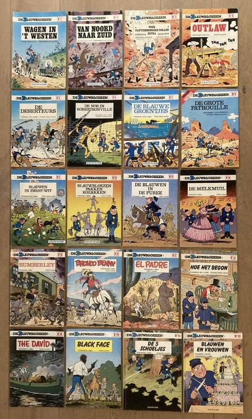 De Blauwbloezen - 35 strips, Livres, BD, Plusieurs BD, Enlèvement ou Envoi